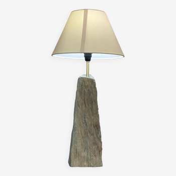 Natural stone lamp