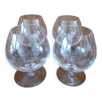 4 verres a cognac cristal viileroy et boch