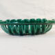 Fruit cup in openwork ceramic green