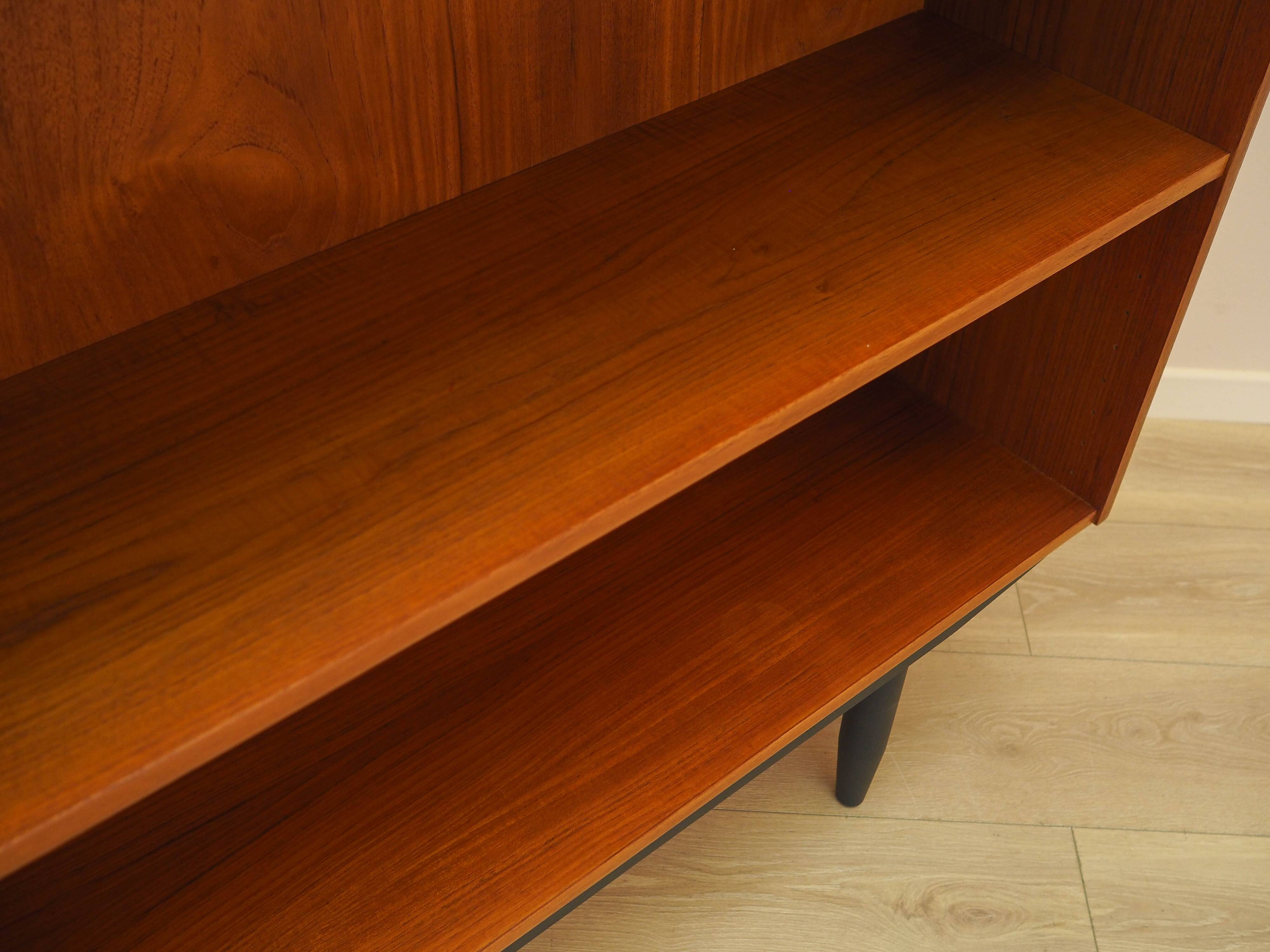 Teak bookcase, Danish design, 1970s, manufactured by Clausen & Søn