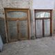Pair of solid oak windows from the early 20th century.