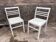 Paire de chaises reconstruction René Gabriel années 50