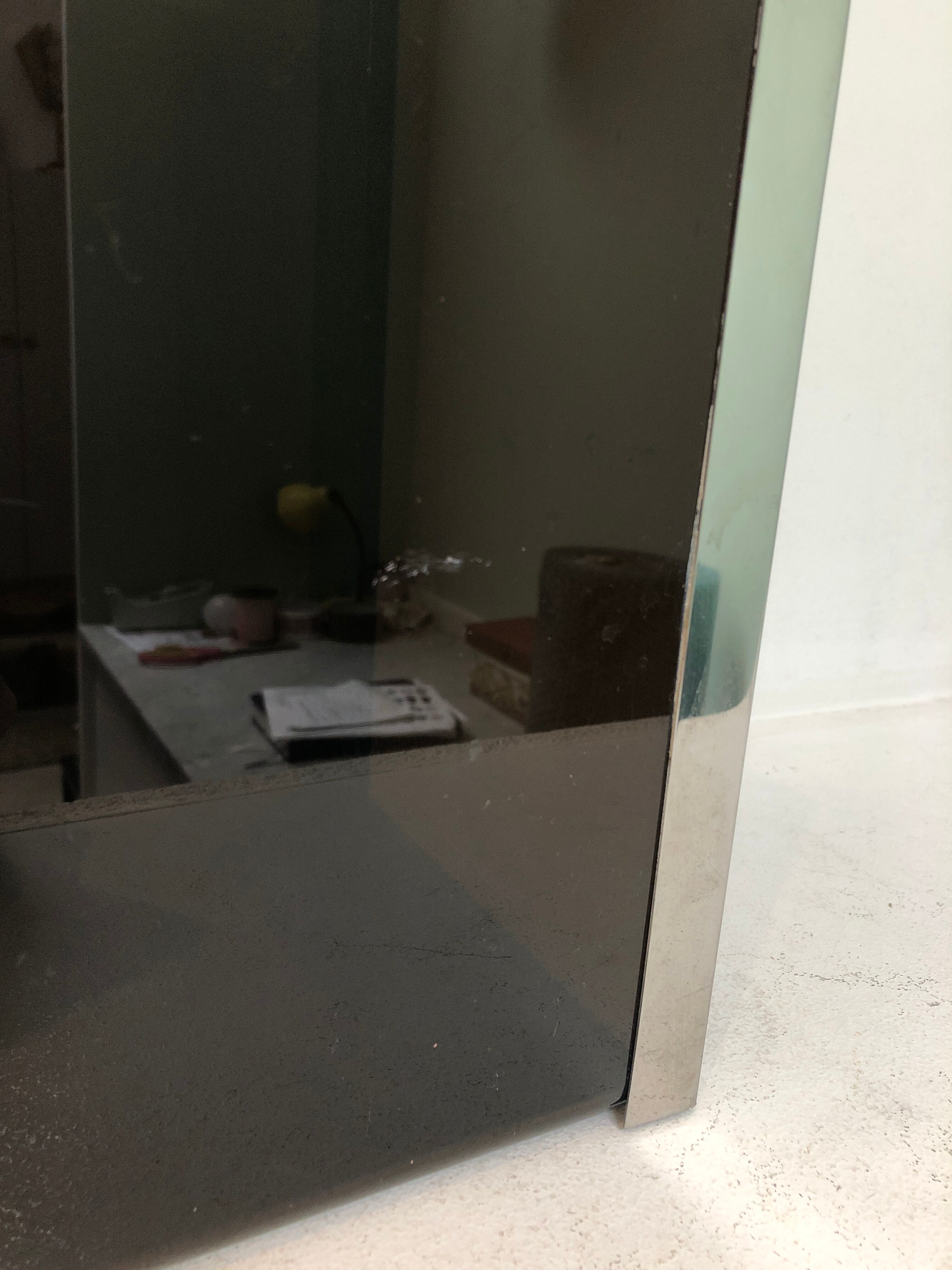 Corbeille papier plexiglas 1970