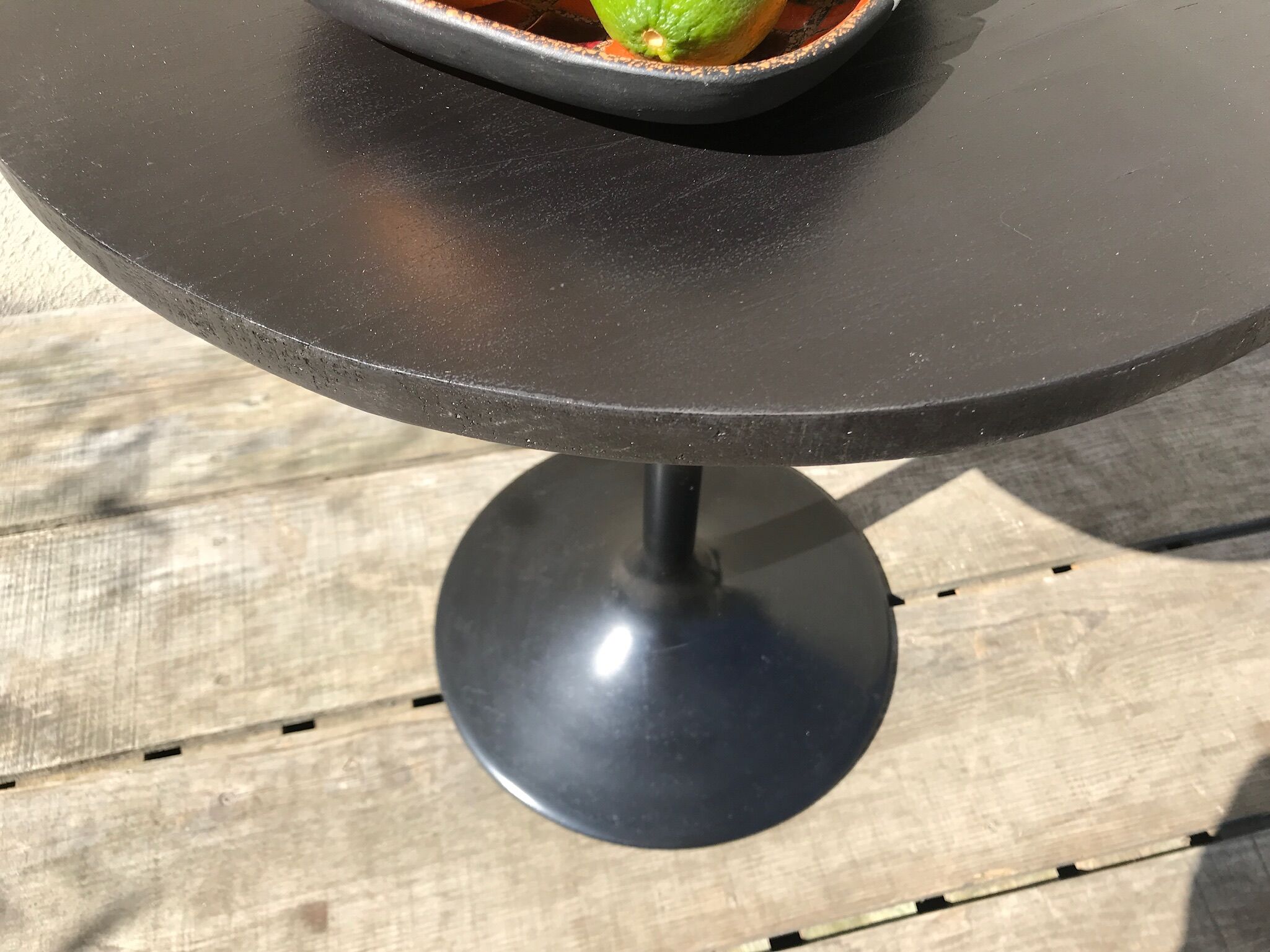 Tulip foot side table