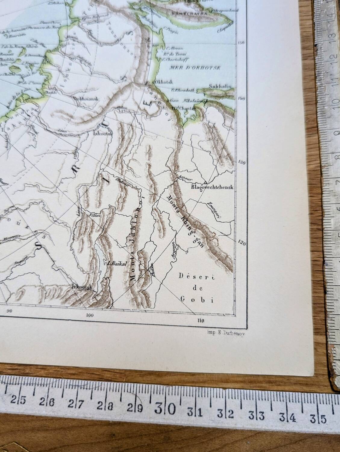 The Arctic region, period map, 1887, Authentic.
