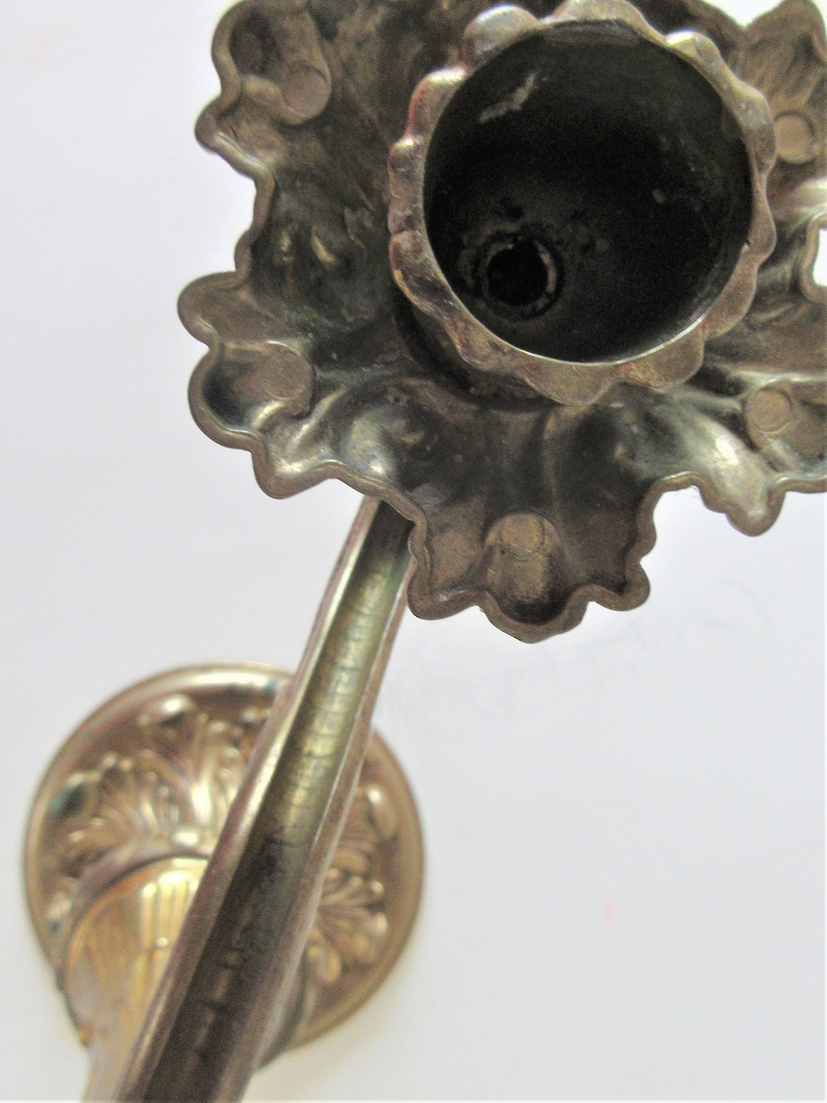 Chandelier 3 branches en bronze