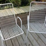 Pair of garden armchairs