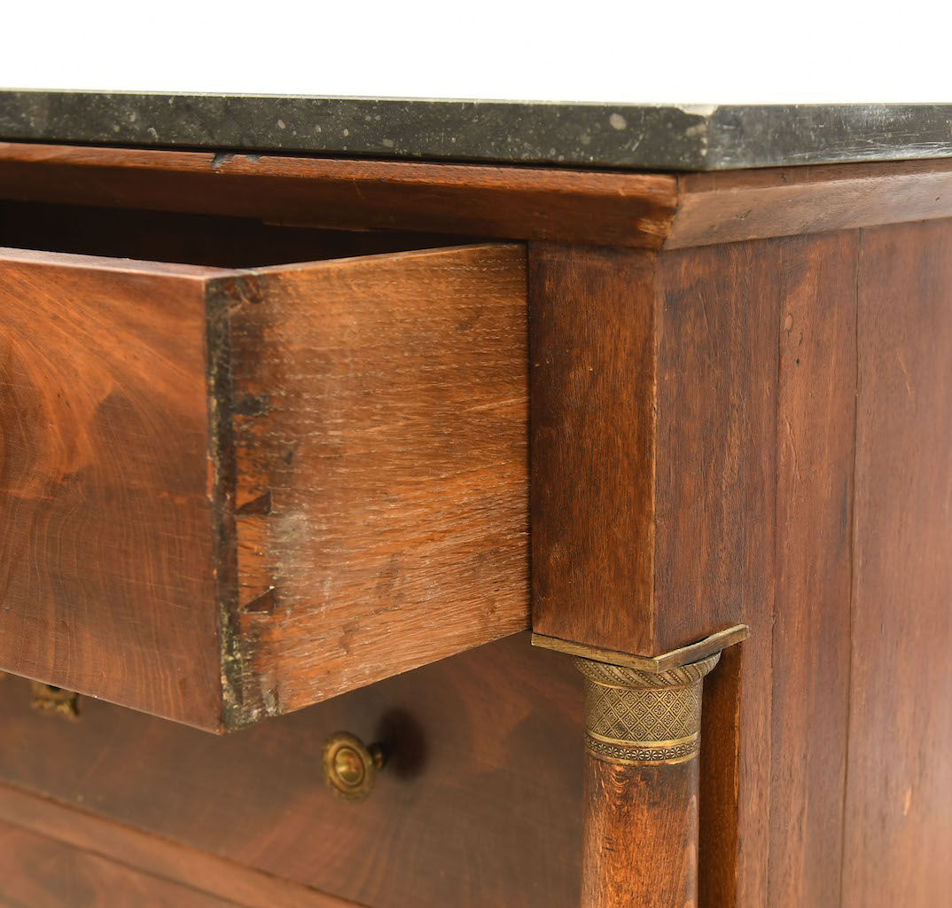 Empire style chest of drawers