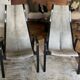 vintage Lamino armchair pair