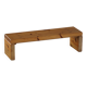 Brutalist modern Swedish table/bench in solid pine, mid-20th century, 1960s.