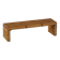 Brutalist modern Swedish table/bench in solid pine, mid-20th century, 1960s.