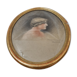 Pastel drawing The miller early twentieth century