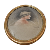 Dessin pastel Le meunier début XXéme