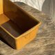 Large ceramic terrine dish in honey and caramel colour H10 L29