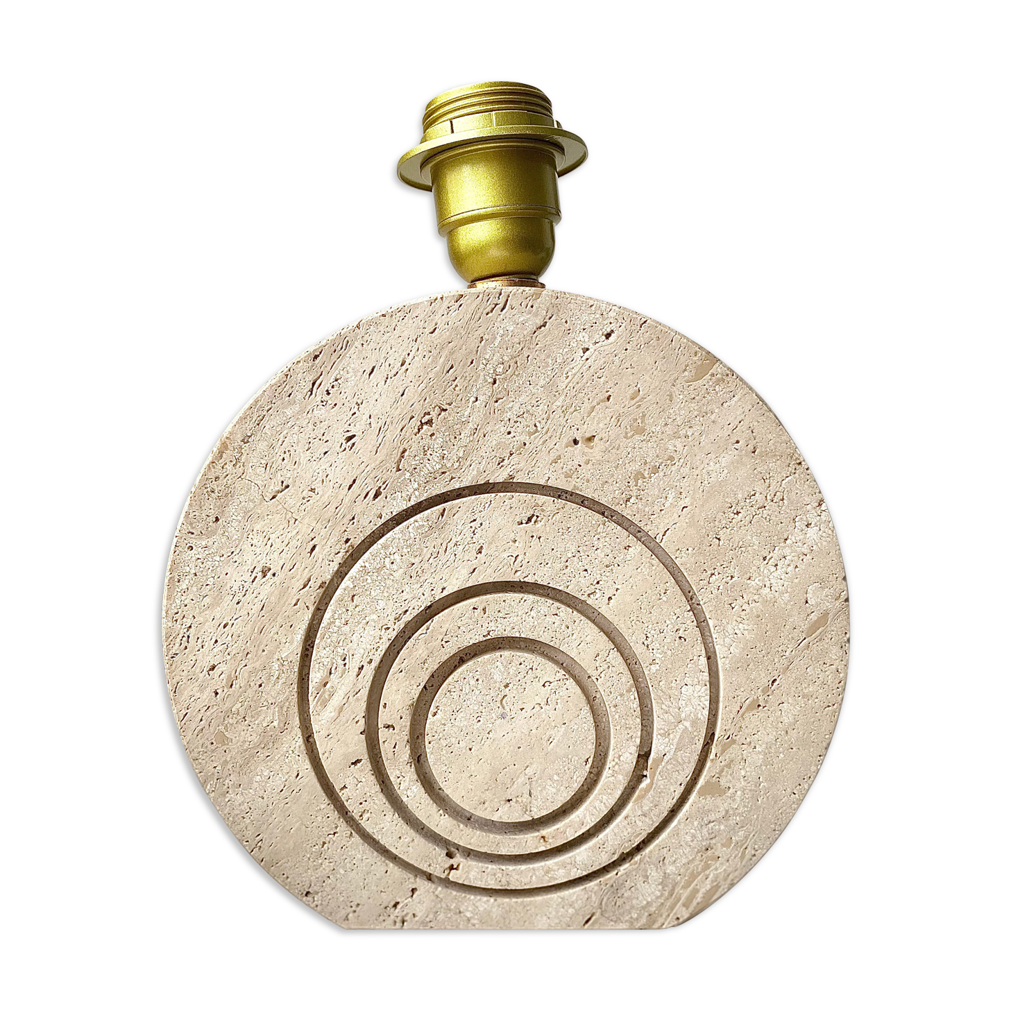 Travertine lamp Fratelli Mannelli