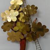 Daniel d'Haeseleer's brass mural sculpture