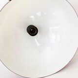 Mid Century Kaj Franck and Raija Uosikkinen for Fog & Morup enamel hanging lamp