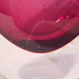 Murano glass soliflore vase by Flavio Poli