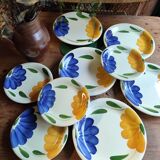 9 assiettes Primula Italie