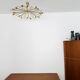 Large Austrian Brass Chandelier by Rupert Nikoll