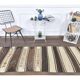 1970s Vintage Turkish Runner Handwoven Wool Flatweave Kilim Rug 84x266
