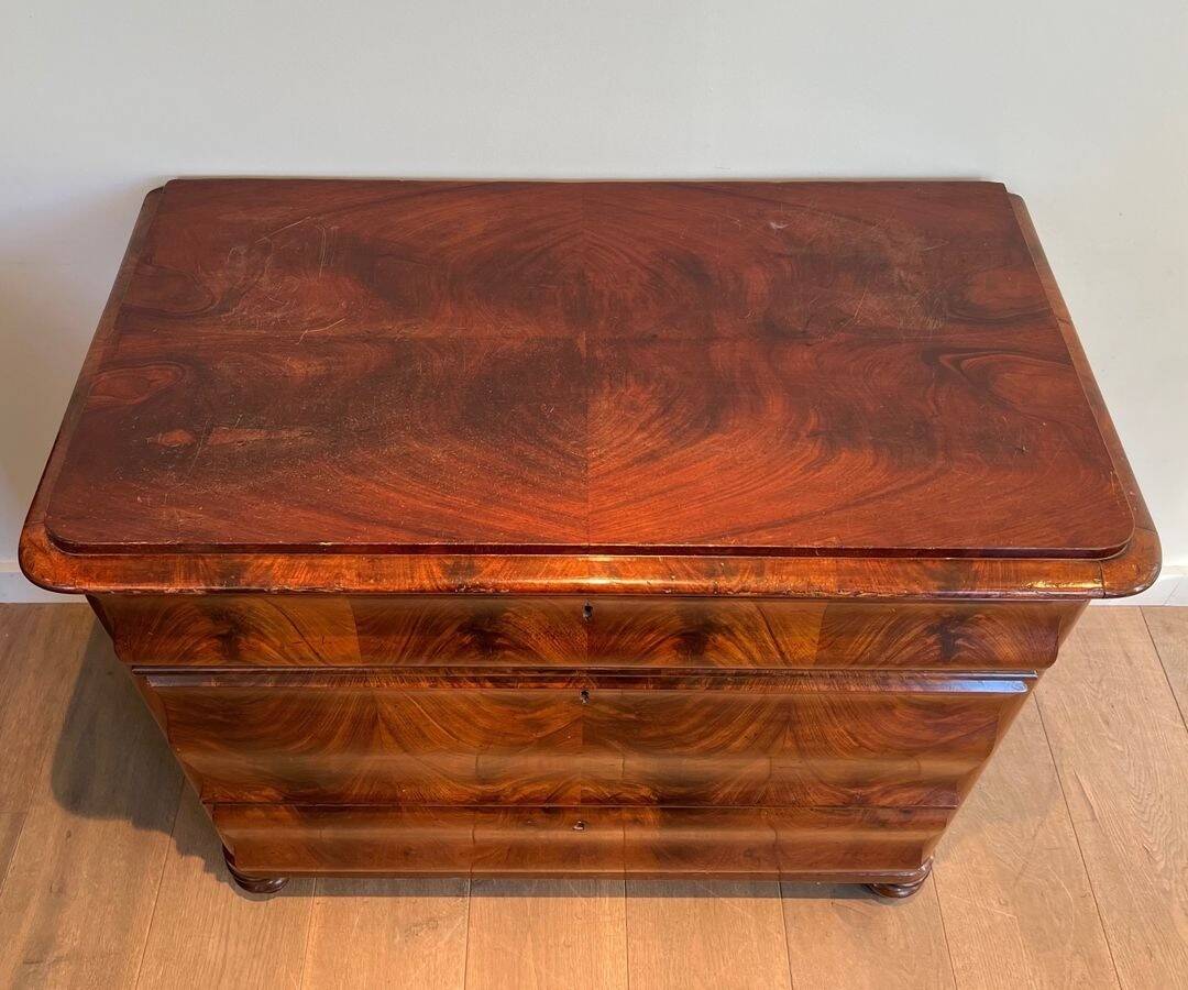 Three-Drawer Mahogany Commode, France, circa 1820