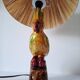 Zoomorphic ceramic lamp