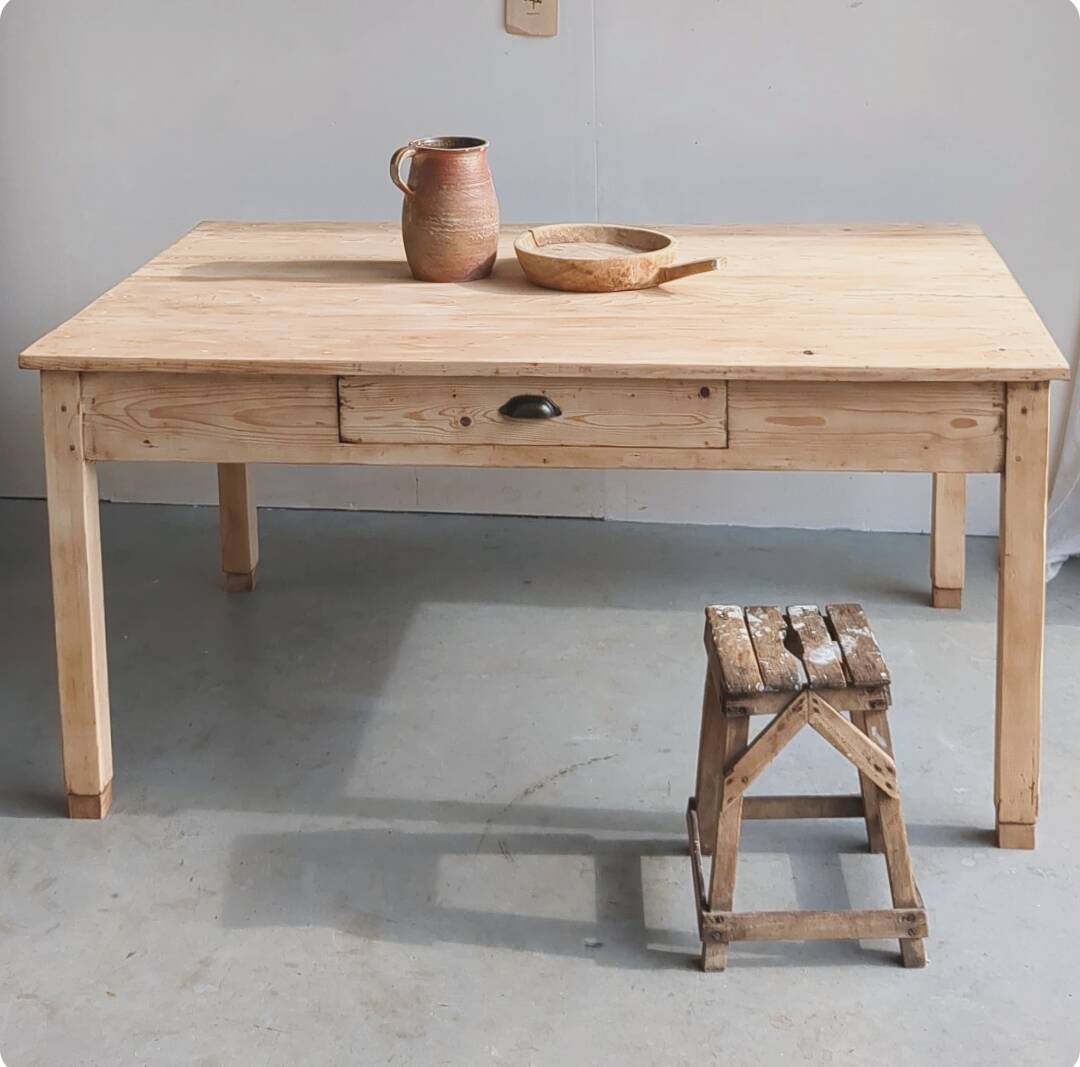 Restored farmhouse table