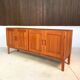 Buffet scandinave en teck massif, Danemark années 1960