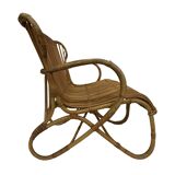 Vintage Rattan Sofa Belse 8 Design 1960s Rohe Noordwolde