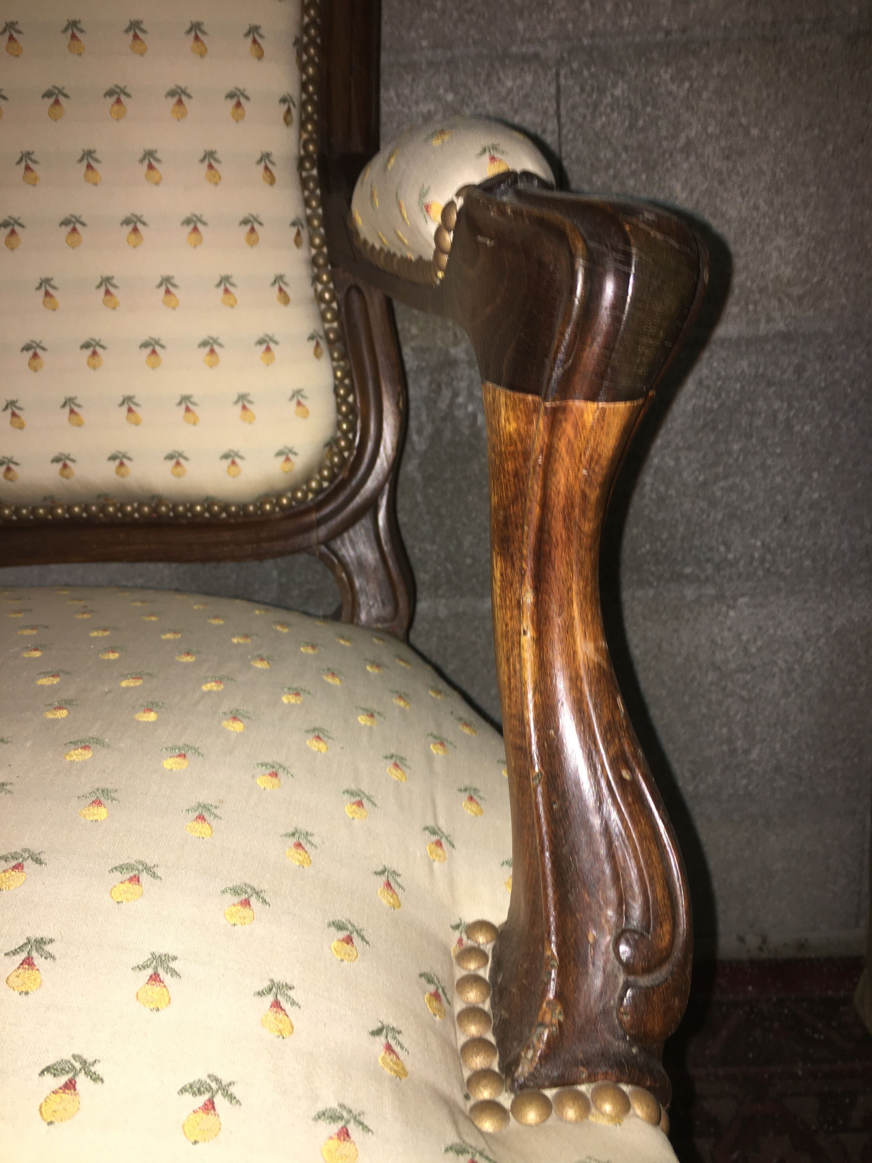 Provençal armchair Louis XV 19th