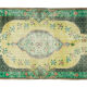 Anatolian handmade vintage rug 212 cm x 112 cm