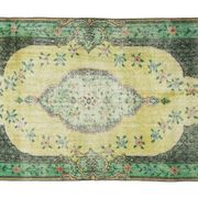 Anatolian handmade vintage rug 212 cm x 112 cm