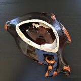 Empty orange fish pocket
