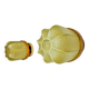 Paire d'appliques "cocoon", résine et pin, italie, 1970