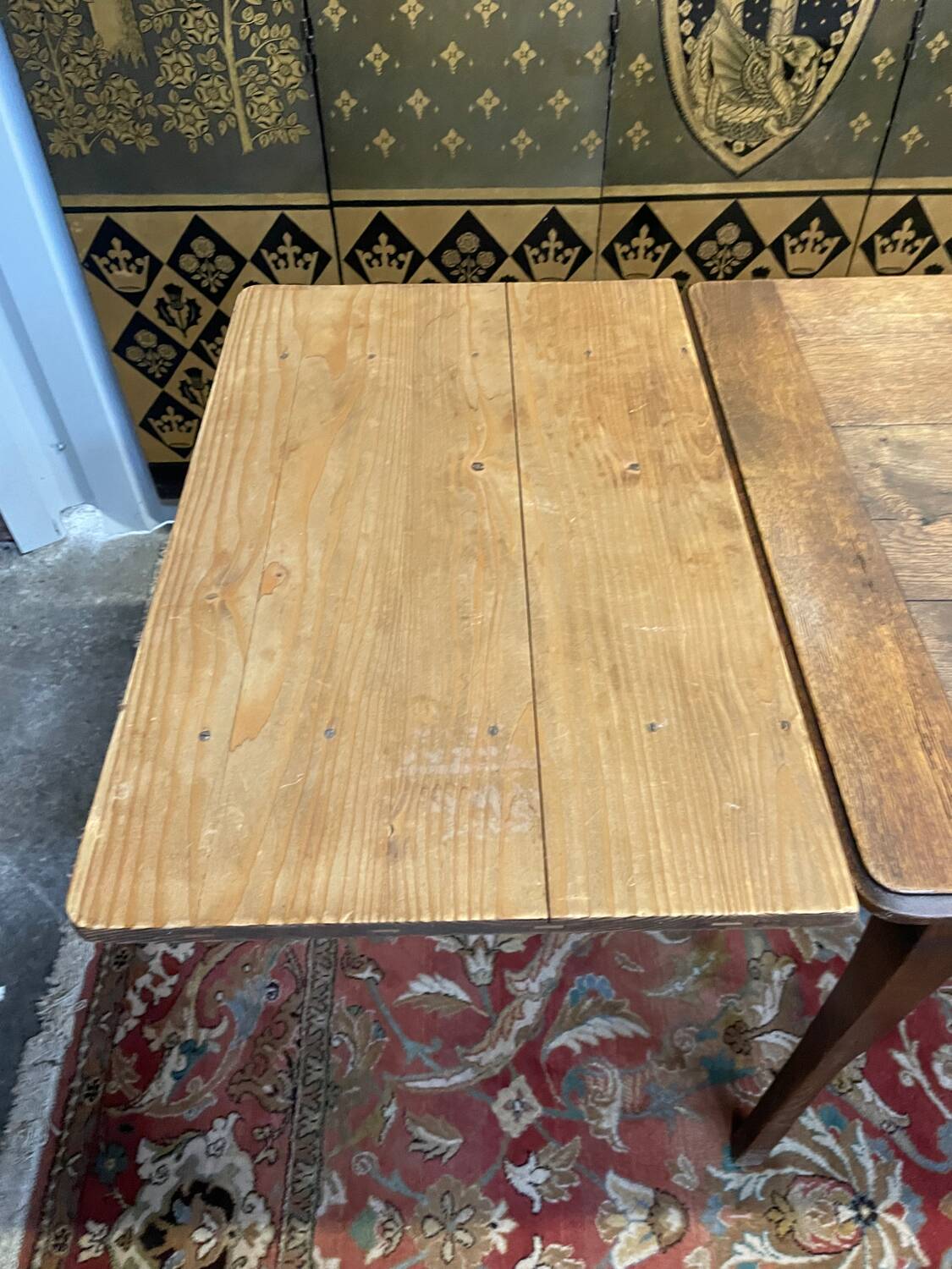 Louis XV farmhouse dining table + 2 extensions