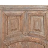 Porte de placard en bois panneauté et sculpté