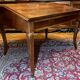 Antique French Writing Desk in Oak with Cabriole Legs, 1800s