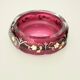 Bohemian crystal ashtray