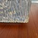 3 molded glass sconces 1950
