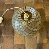 Mother-of-pearl pendant lamp Selency x Monoprix Croisé Laroche