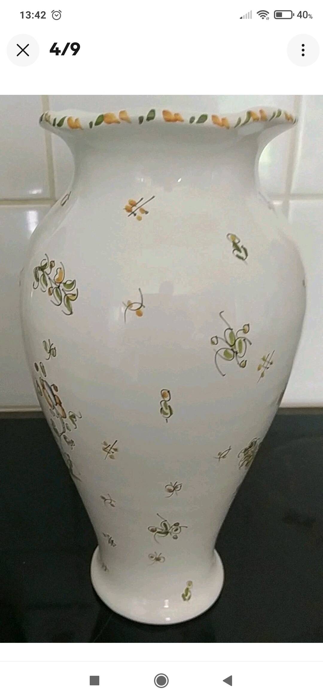 Moustiers vase 27cm