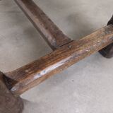 18th century solid oak farm table
