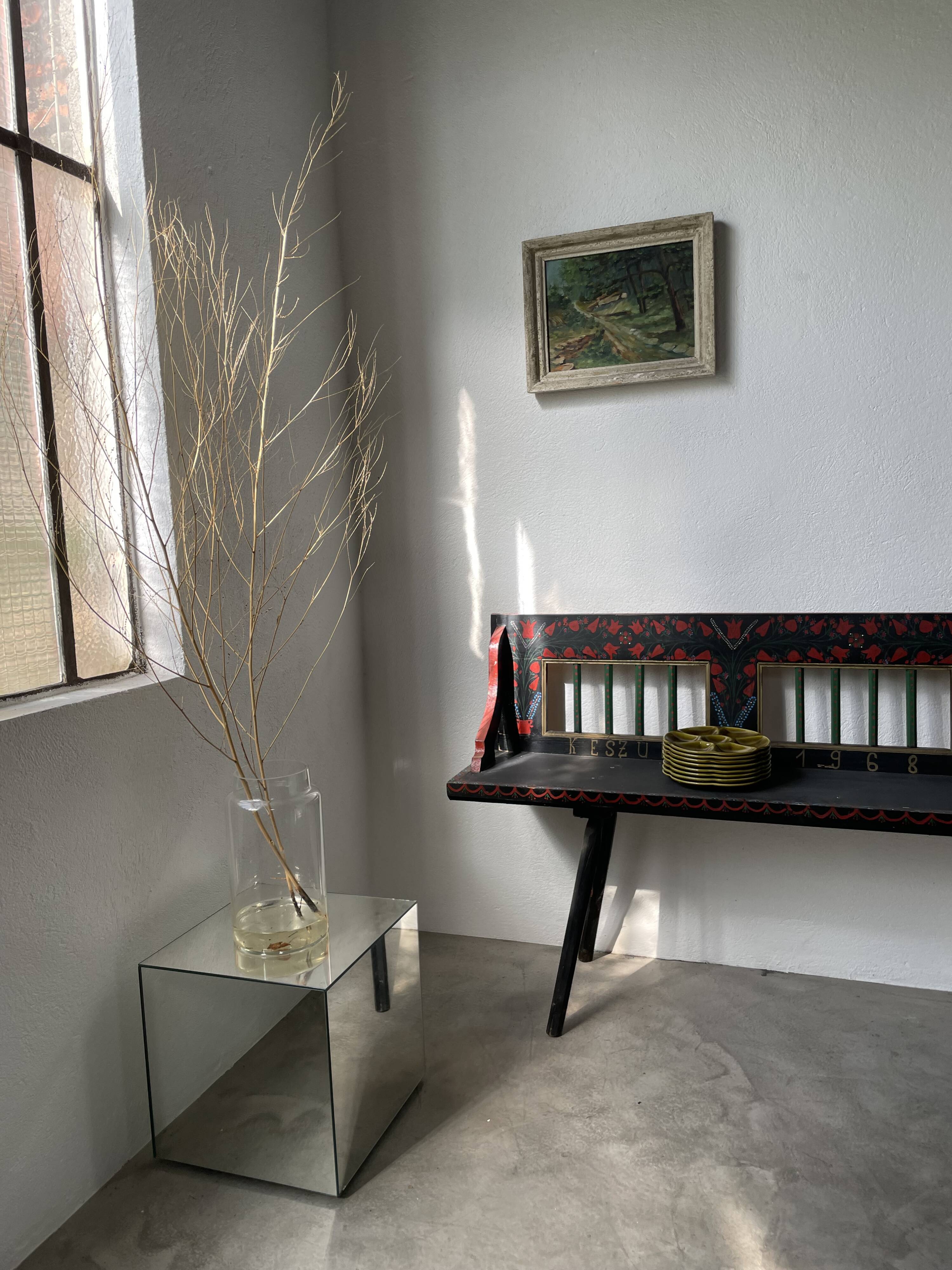 Oil painting walk in the Bailly forest