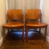 2 chaises vintage scandinave Kusch + Co
