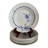 Lot de 6 assiettes creuses St Amand