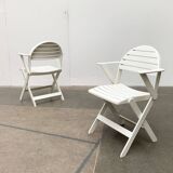 Postmodern folding chairs by Niels Gammelgaard for Ikea, set of 4.