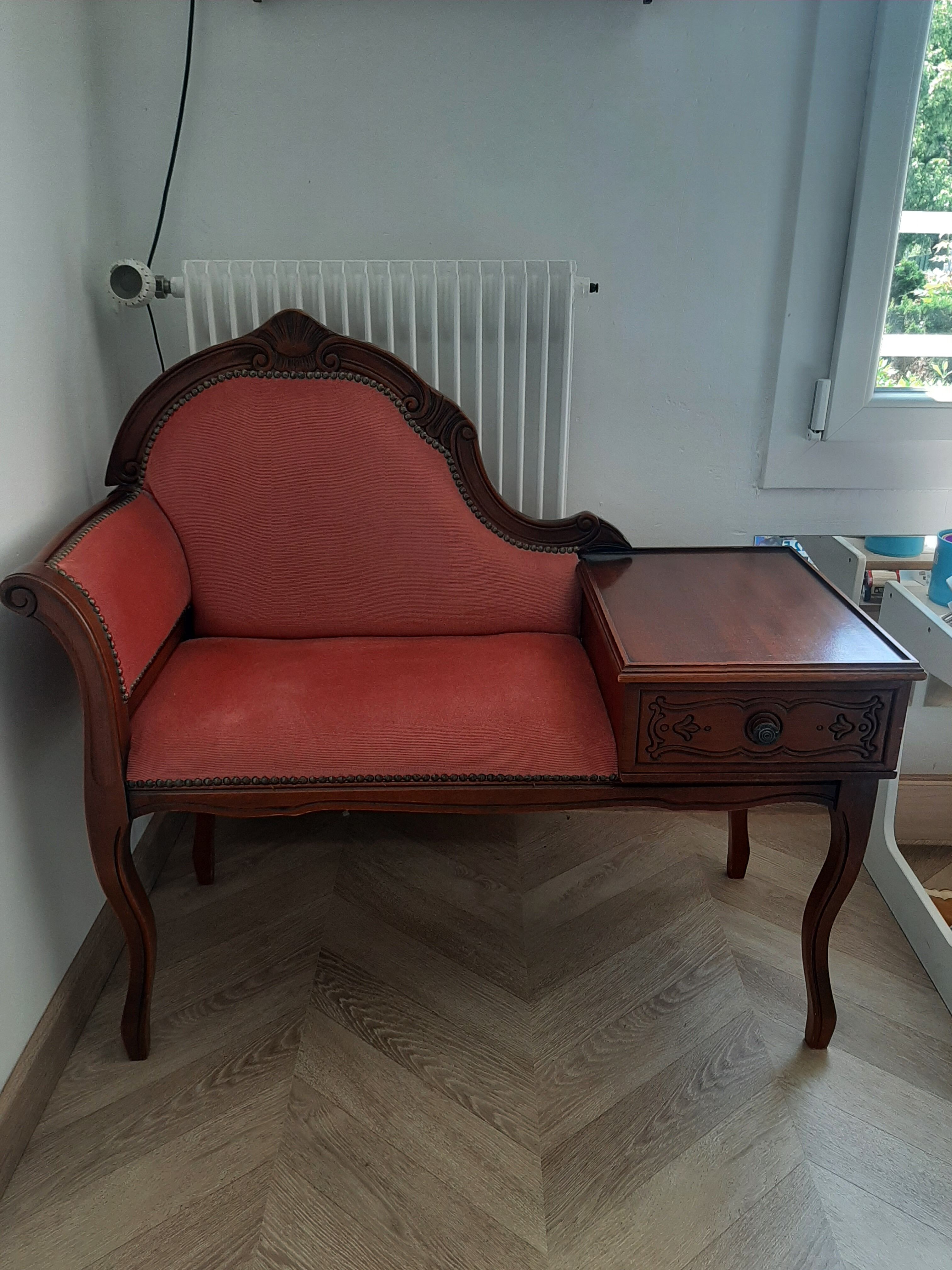 Armchair entrance furniture - loveseat- louis xv style