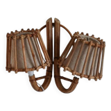 Mid-century modern wall light in the Louis Sognot style