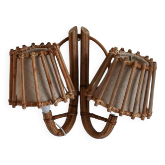 Mid-century modern wall light in the Louis Sognot style